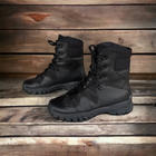 Берцы ботинки тактическая обувь теплые Зима до - 25 натуральная гидрофобная кожа+шерсть усиленная пятка и носок 45 - изображение 1