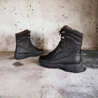 Берцы ботинки теплые Зима до - 25 натуральная гидрофобная кожа+мех усиленная пятка и носок 45 - изображение 3