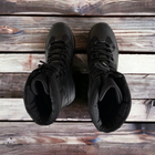 Берцы ботинки тактическая обувь теплые Зима до - 25 натуральная гидрофобная кожа+шерсть усиленная пятка и носок 40 - изображение 5