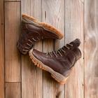 Берцы ботинки теплые Зима до - 25 натуральная гидрофобная кожа+натуральная шерсть усиленная пятка и носок 39 - изображение 8