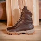 Берцы ботинки теплые Зима до - 25 натуральная гидрофобная кожа+натуральная шерсть усиленная пятка и носок 41 - изображение 3