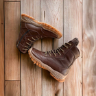 Берцы ботинки теплые Зима до - 25 натуральная гидрофобная кожа+натуральная шерсть усиленная пятка и носок 45 - изображение 8