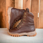 Берці черевики теплі Зима до - 25 натуральна гідрофобна шкіра+натуральна шерсть посилена п'ята та носок 44 - зображення 1