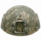 Каска шлем кевларовая военная тактическая Производство Украина ОБЕРІГ R-PRO (пиксель)клас 1 ДСТУ NIJ IIIa - изображение 3