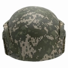 Каска шлем кевларовая военная тактическая Производство Украина ОБЕРІГ R-PRO (пиксель)клас 1 ДСТУ NIJ IIIa - изображение 5