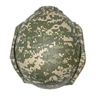 Каска шлем кевларовая военная тактическая Производство Украина ОБЕРІГ R-PRO (пиксель)клас 1 ДСТУ NIJ IIIa - изображение 6
