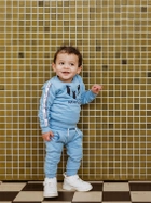 Bluza bez kaptura chłopięca Messi S49326-2 122-128 cm Jasnoniebieska (8720815173578) - obraz 4