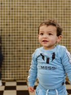 Bluza bez kaptura chłopięca Messi S49326-2 122-128 cm Jasnoniebieska (8720815173578) - obraz 5