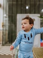 Bluza bez kaptura chłopięca Messi S49326-2 98-104 cm Jasnoniebieska (8720815173554) - obraz 3