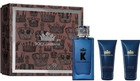 Zestaw Dolce&Gabbana K Gift Set Woda perfumowana 100 ml + Balsam po goleniu 50 ml + Żel pod prysznic 50 ml (3423222066185) - obraz 1