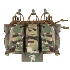 Плитоноска Бронежилет военный жилет с подсумками под магазини АК и сумкой напашник с быстрым сбросом Мультикам WOS998700 - изображение 7