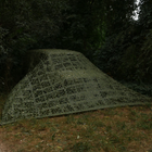 Сетка маскировочная 5х8 (40 кв. м.) Green (зеленый) Militex - маскирующая сеть для авто и палатки - изображение 1