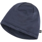 Тактична флісова зимова шапка військова Brandit Ice - Темно-синя - зображення 1