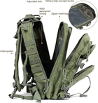Водонепроникний тактичний військовий рюкзак LYRAL 30L Cordura 1000d, олива - изображение 6