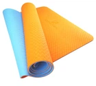 Килимок для йоги та фітнесу U-POWEX 183*61*6mm 950g Orange/Blue
