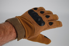 Тактичні рукавички з пальцями 9004_M_Coyote - зображення 7