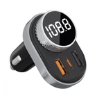 Автомобильное ЗУ с FM-модулятором Proove FM Launcher Sound Link 30W (PD+QC3.0) Type-C+USB