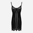 Koszula nocna DKaren Slip Mira L Black (5901780615710) - obraz 1