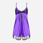 Koszula nocna DKaren Slip Nel M Violet (5901780617240) - obraz 2