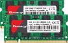 Модули памяти Kuesuny 4 ГБ (2X2 ГБ) DDR2 667 МГц Sodimm Ram PC2-5300 PC2-5300S 1,8 В CL5 200-контактный 2RX8 - изображение 1
