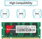 Модули памяти Kuesuny 4 ГБ (2X2 ГБ) DDR2 667 МГц Sodimm Ram PC2-5300 PC2-5300S 1,8 В CL5 200-контактный 2RX8 - изображение 2