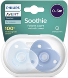 Пустушка Avent Soothie Pacifier 100% силіконова синя 2U (8710103963882) - зображення 1