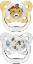 Smoczki Dr. Brown's Chupete Prevent Butterfly Yellow Sice 2 6-18M (72239301876) - obraz 1