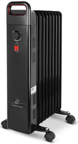 Масляный радиатор LORDHOUSE OLR-920 2000Вт 9 секций Черный (800/1200/2000 W)