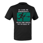 Футболка P1G з малюнком Grab The Rifle (Combat Black) S - зображення 1