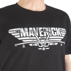 Футболка Sturm Mil-Tec с рисунком Maverick T-Shirt (Black) 2XL - изображение 4