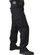 Тактические брюки демисезонные Проспероус тк. Дюспо-Флис 52/54,3/4 Черные - изображение 2