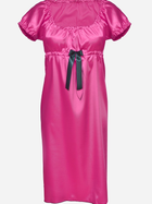 Еротичний пеньюар DKaren Plus Size Slip Anabel 5XL Dark Pink (5903251415409) - зображення 1