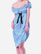 Erotyczny peniuar DKaren Plus Size Slip Anabel 10XL Light Blue (5903251415973) - obraz 1
