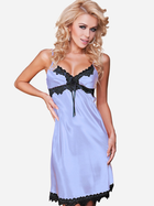 Еротичний пеньюар DKaren Plus Size Slip Viola 10XL Light Blue (5903251420625)