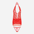 Erotyczny komplet DKaren Set Emily M Red (5902230067226) - obraz 3