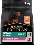 Сухий корм для щенят дрібних порід із чутливою шкірою Purina Pro Plan Small&Mini Puppy <1 Sensitive Skin з лососем
