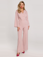 Kombinezon Makover Jumpsuit K147 S Crepe Pink (5903887682824) - obraz 1