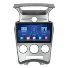 Штатная магнитола Lesko для Kia Carens II (UN) 2006-2012 экран 9" 2/32Gb 4G Wi-Fi GPS Top КИА Каренс