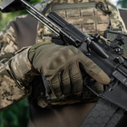 M-Tac перчатки A30 Olive, тактические перчатки зсу, военные перчатки, перчатки олива, мужские перчатки - изображение 9