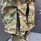 Костюм тактичний демісезон, Softshell, Мультикам, розмір XL, костюм для демісезонних військових софтшел - зображення 7