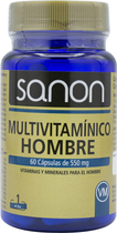Kompleks witamin i minerałów Sanon Multivitamin Hombre De 550 Mg 60 Capsules (8436556087134) - obraz 1
