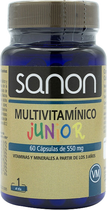 Kompleks witamin i minerałów Sanon Multivitamin Junior De 550 Mg 60 Capsules (8436556087387) - obraz 1
