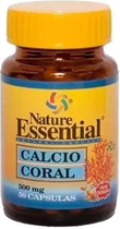Добавка мінеральна біологічно активна Nature Essential Корал Кальцій 500 мг (8435041332421) - зображення 1