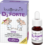 Kompleks witamin i minerałów Buona Buonavit D3 Forte Drops 12ml (8032749650408) - obraz 1