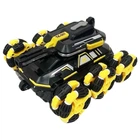 Игрушка танк-вездеход RIAS TK-007 на радиоуправлении с парогенератором Black-Yellow (3_03909)