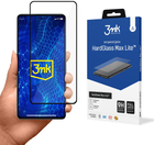 Захисне скло 3MK HardGlass Max Lite для Xiaomi Redmi Note 12 / Poco X5 Black (5903108497244) - зображення 1