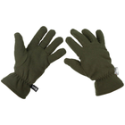 Перчатки тактические, военные, армейские флисовые перчатки MFH утеплитель 3M™ Thinsulate™ хаки, размер XL - изображение 1