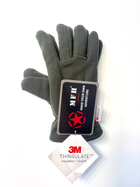 Рукавиці тактичні, військові, армійські флісові перчатки MFM утеплювач 3M™ Thinsulate™ хакі, розмір XL - зображення 4