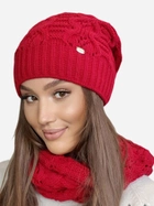 Комплект (шапка + шарф) Kamea K.22.205.21 One Size Червоний (5903246763720) - зображення 1