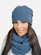 Комплект (шапка + шарф) Kamea K.22.249.24 One Size Синій (5903246760217) - зображення 1